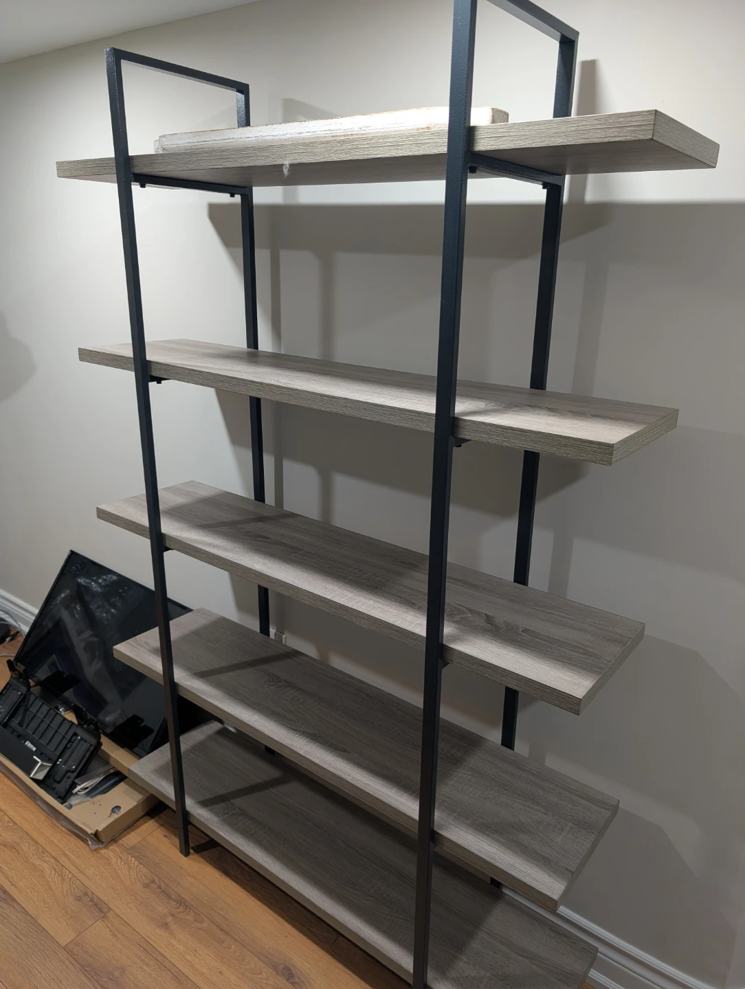 5-Shelf Industrial Style Bookshelf