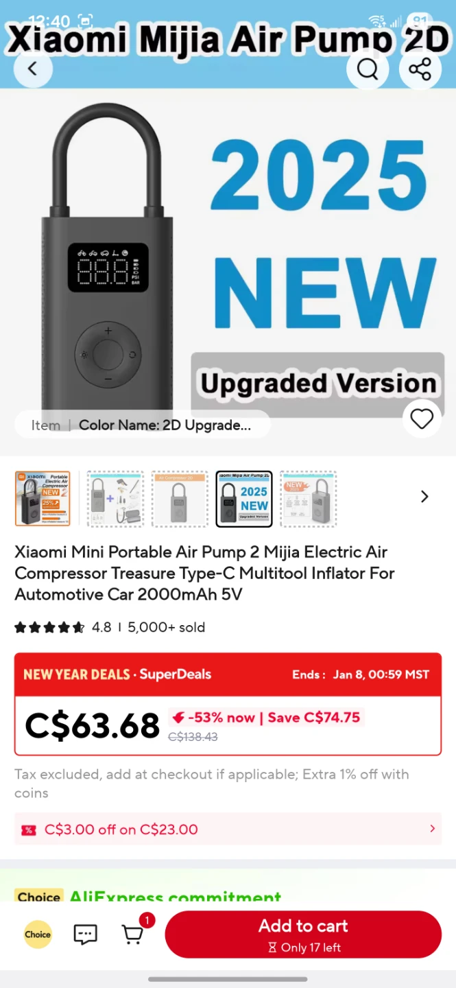 Xiaomi Mijia Air Pumo 2D - photo 5
