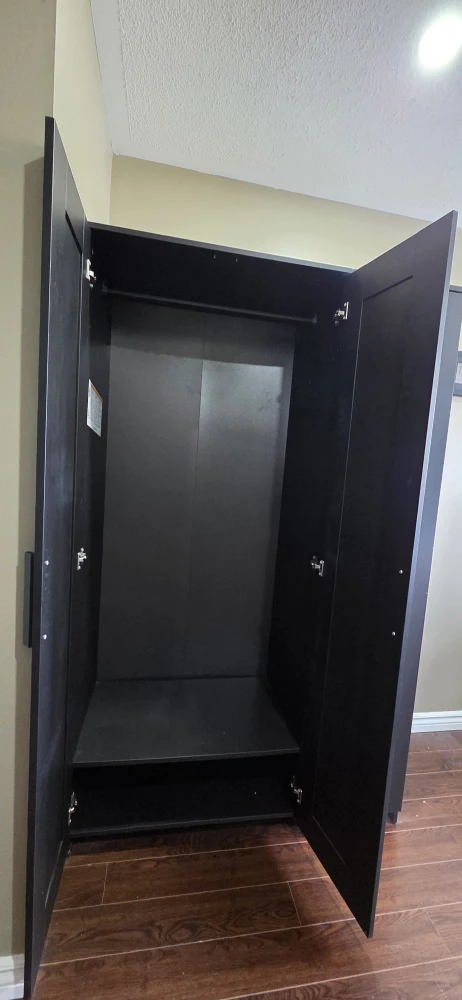 Ikea Brimnes 3 doors - Black wardrobe - photo 2