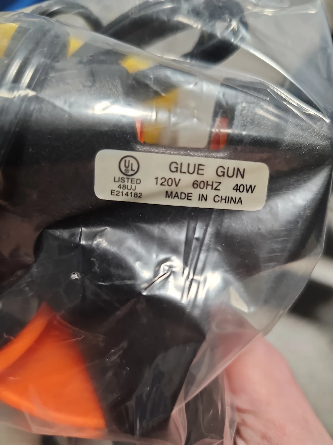 Glue Gun 120V 60Hz 40W