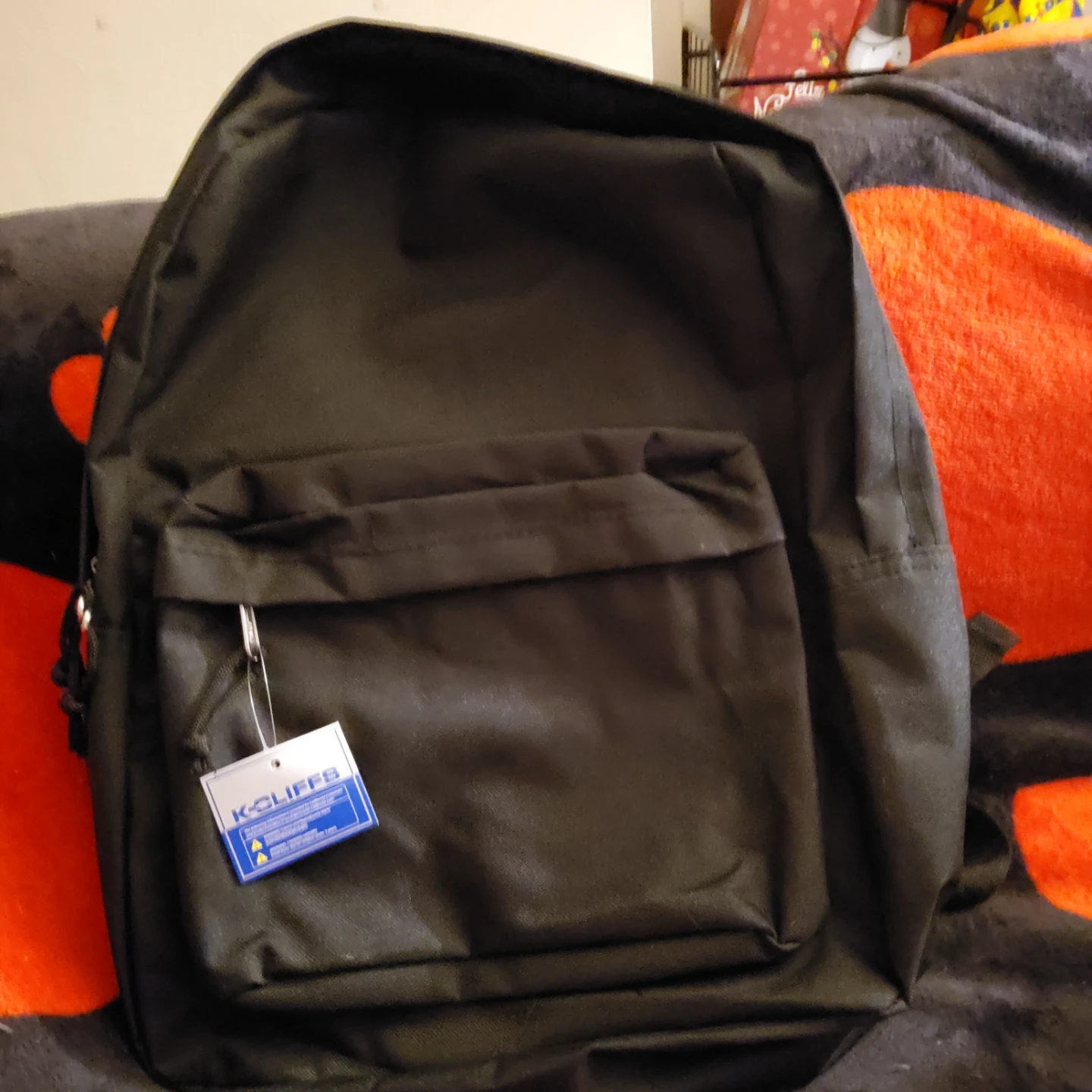 K-CLIFFS Black Backpack