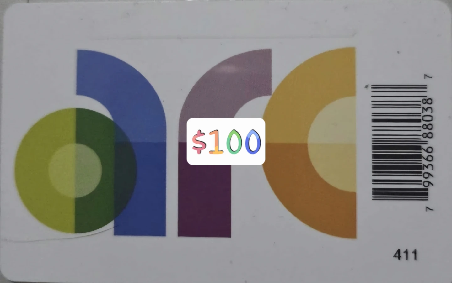 ARC $100 Giftcard