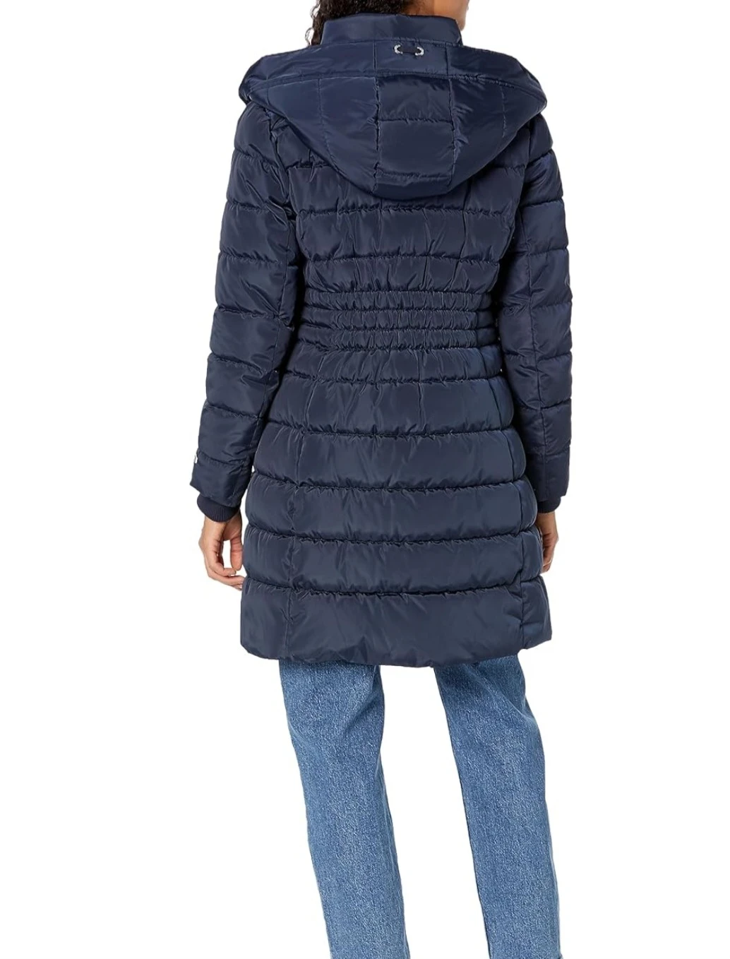 Tommy Hilfiger Hooded Puffer Coat - Navy - photo 4