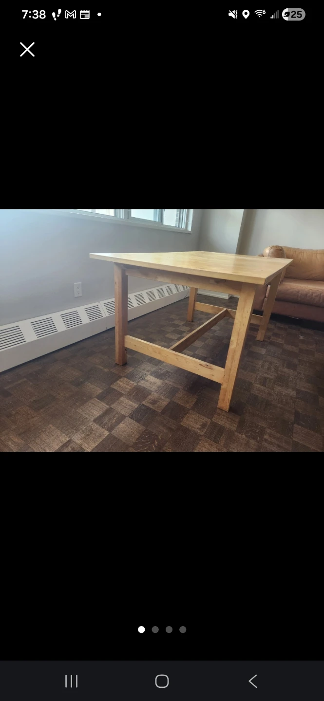 Wooden Dining Table - Extendable