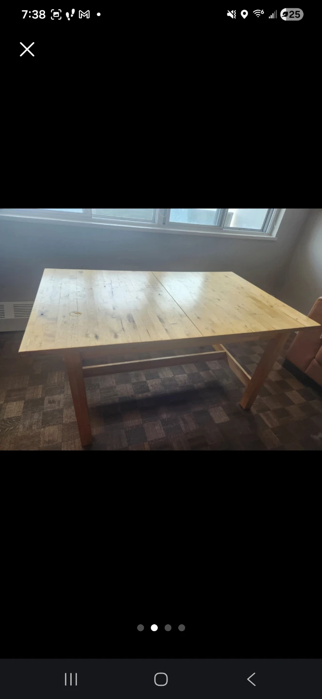 Wooden Dining Table - Extendable - photo 2
