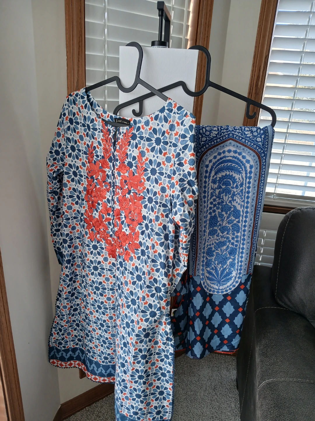 Women's Printed Kurti and Pants Set - photo 3