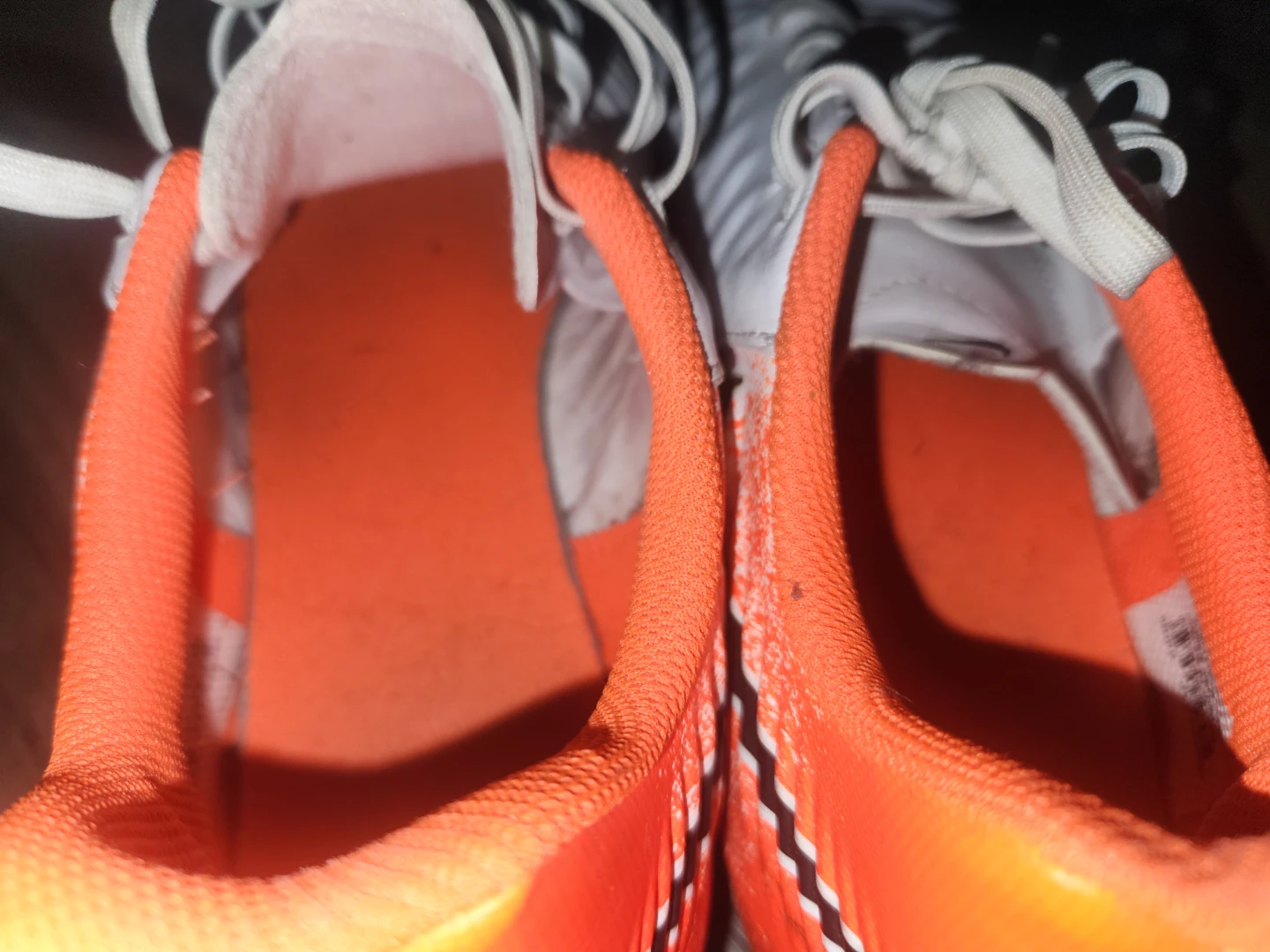 Nike Football Cleats White/Orange size 10.5US - photo 3