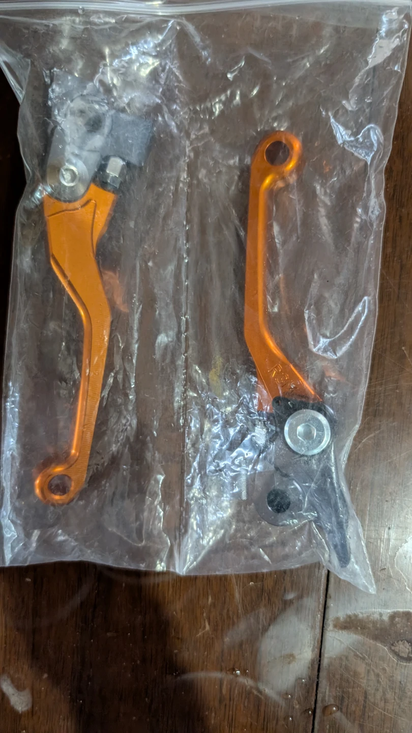 Orange Motorcycle Clutch Lever - photo 2