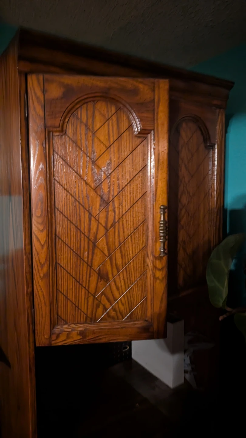 Solid Wood Corner Cabinet - photo 2