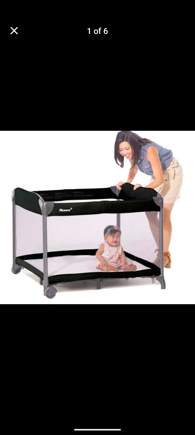 Joovy Room2 Largest Playard Portable Playpen