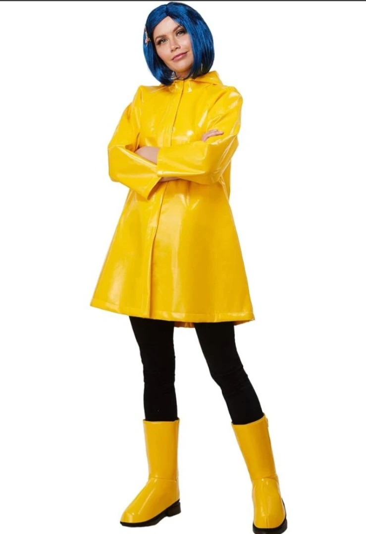 Coraline Jones Adult Costume, Size Large (12-14) - photo 3