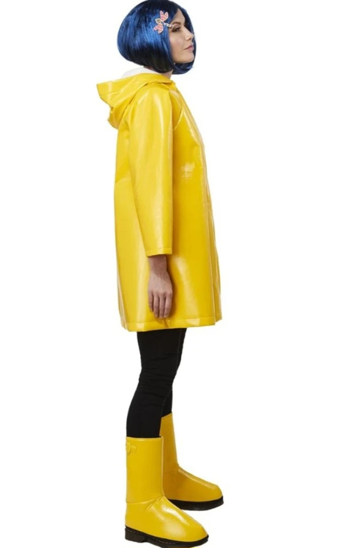 Coraline Jones Adult Costume, Size Large (12-14) - photo 5
