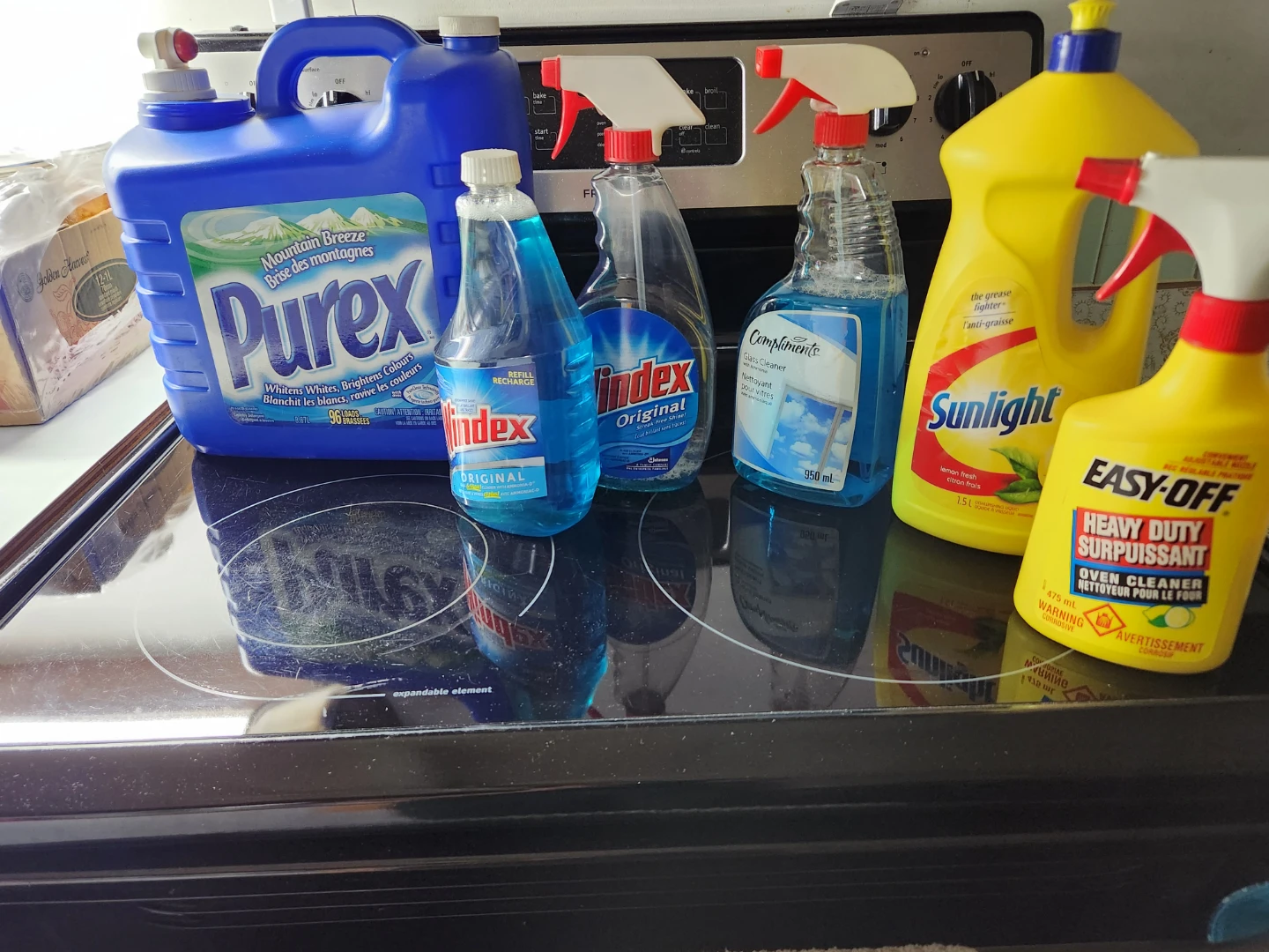 Assorted Household Cleaning Products