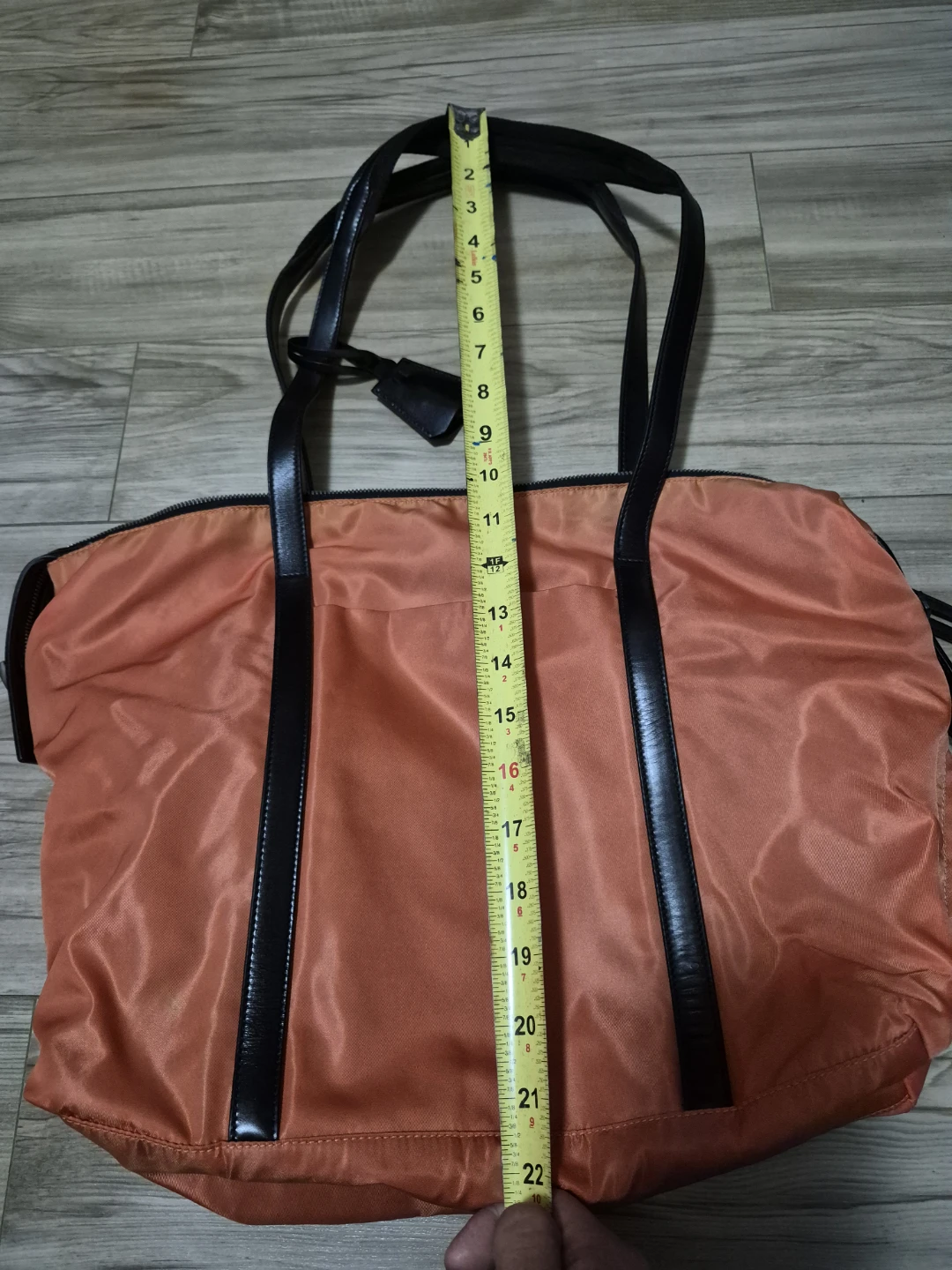 Authentic Prada Milano Orange Tote Bag - photo 2