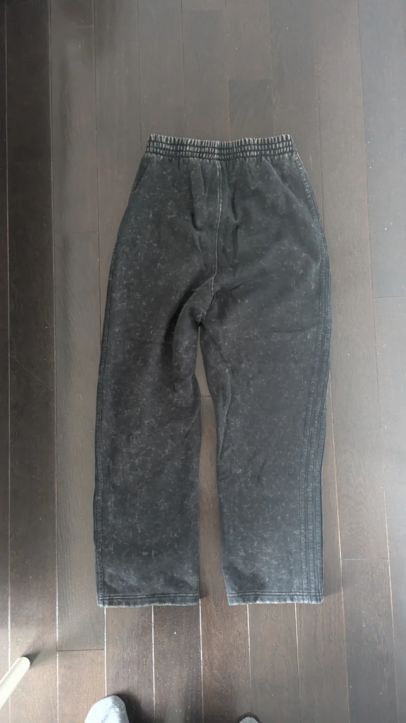 Dark Vintage Washed Adidas Sweatpants - photo 2