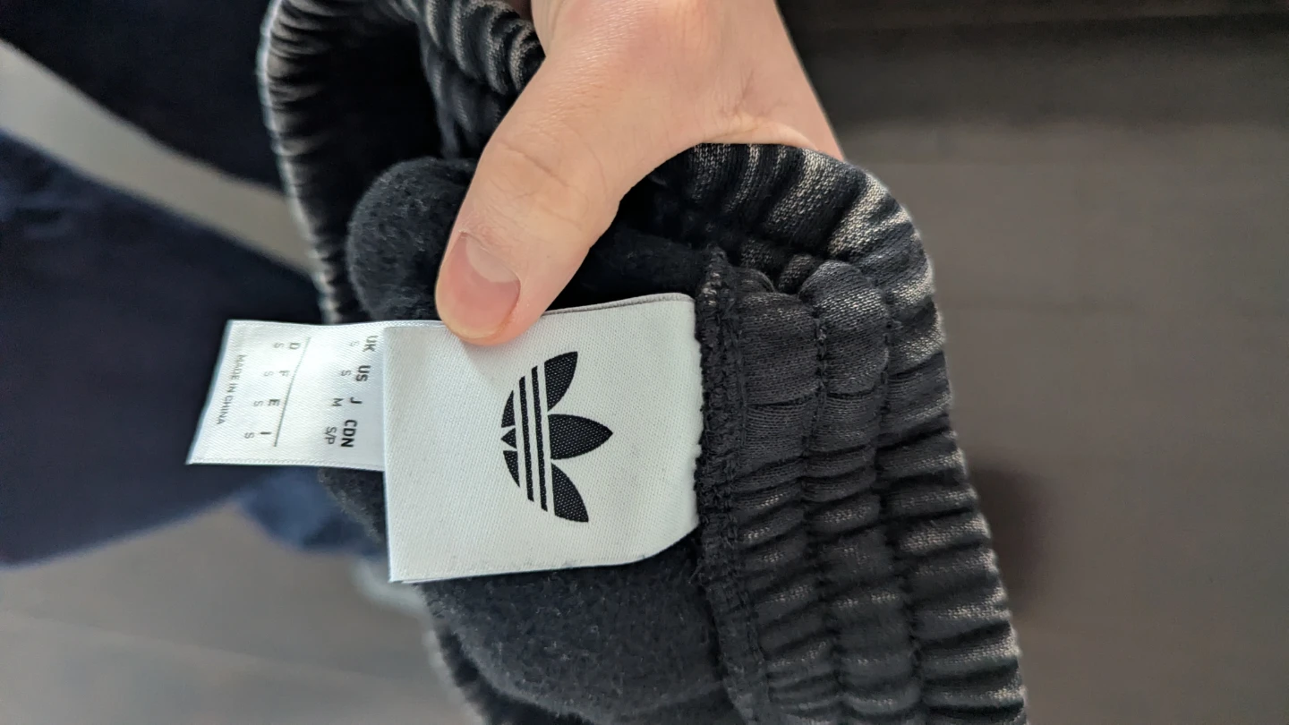 Dark Vintage Washed Adidas Sweatpants - photo 3