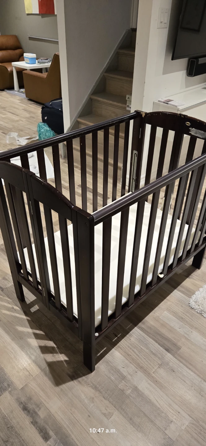 Dark Brown Baby Crib - photo 2