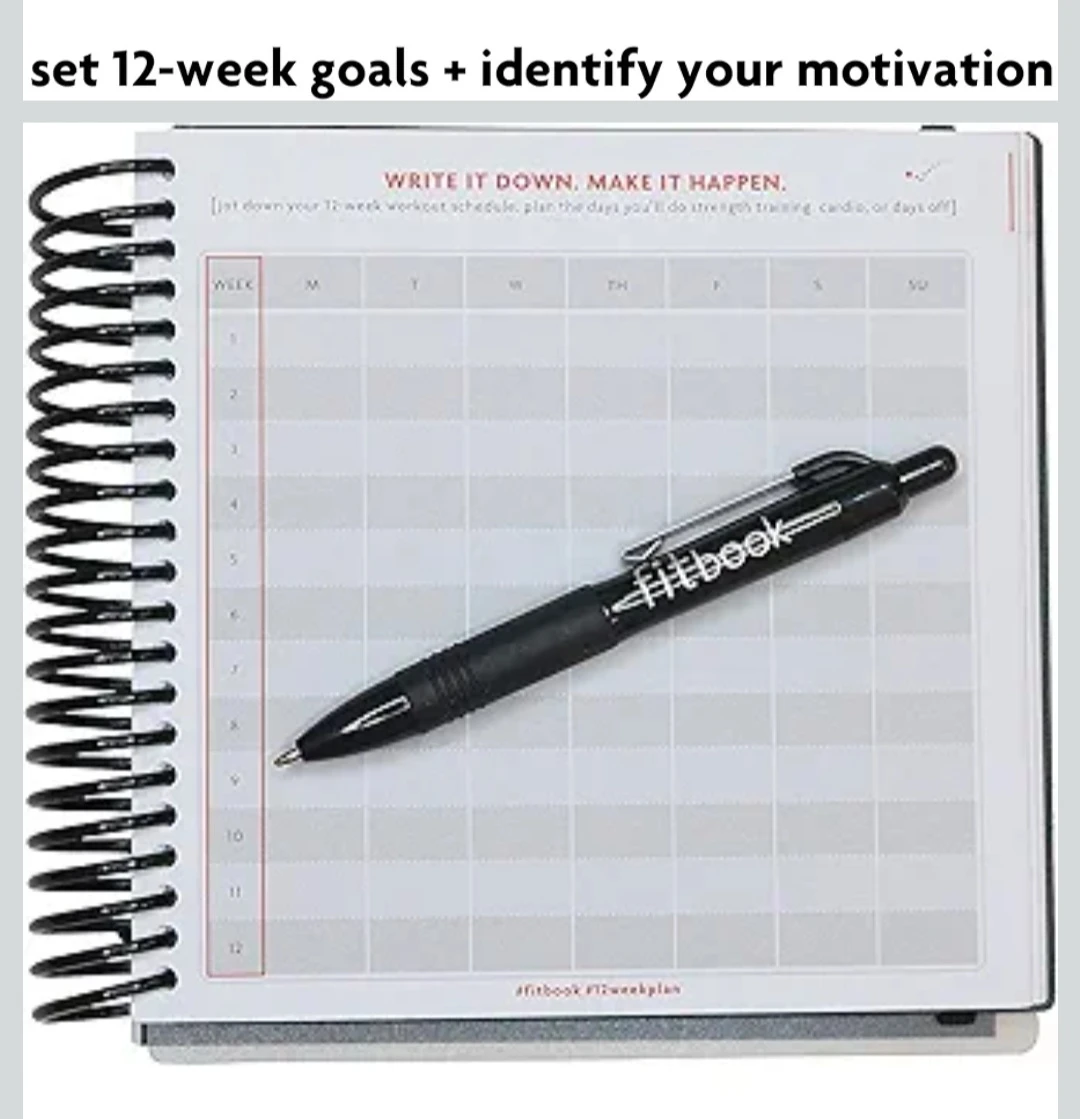 Fitbook 12-Week Workout and Meal Plan Journal - photo 3