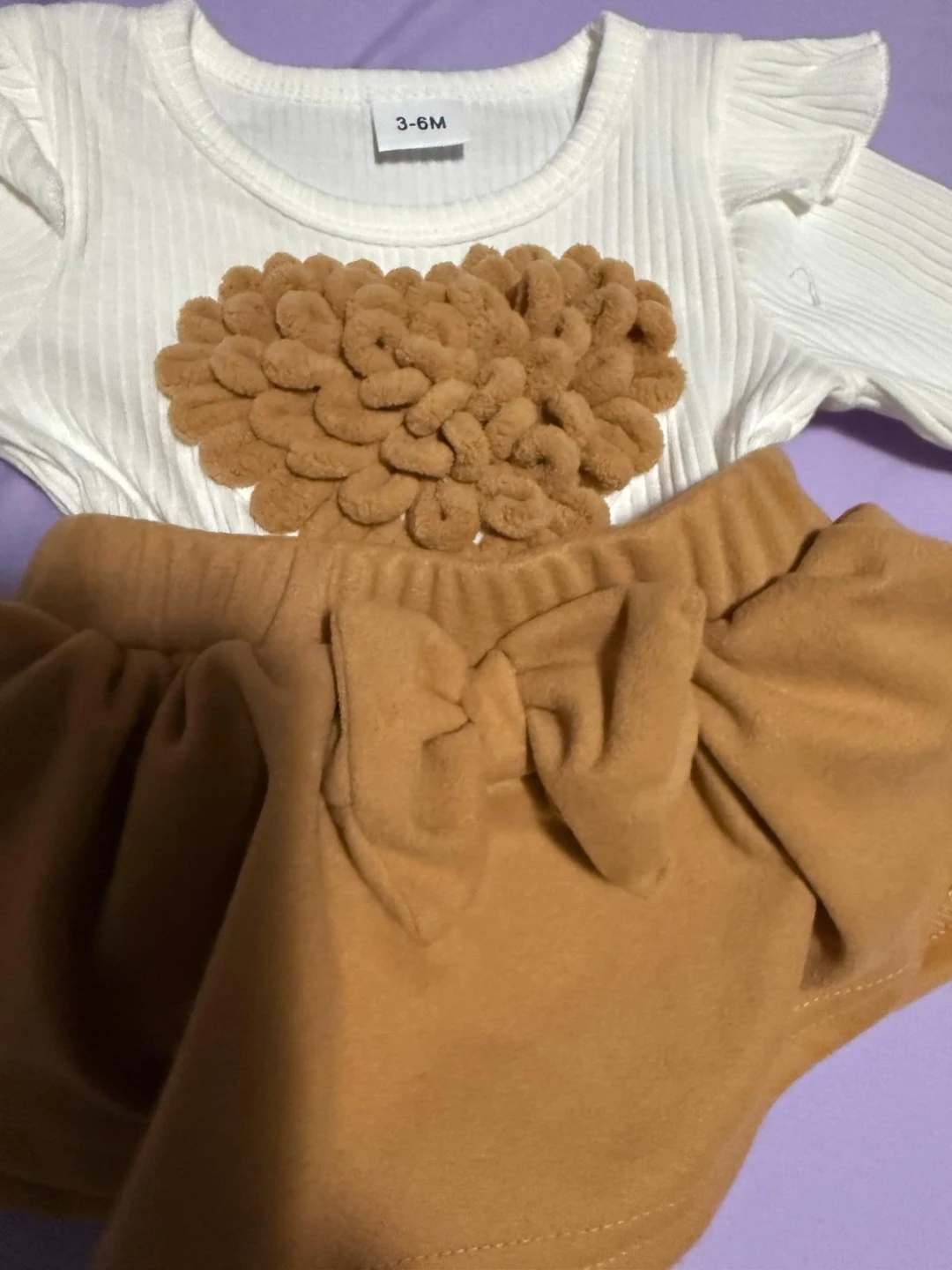Baby Girl Bodysuit and Skirt Set - 3-6 Months