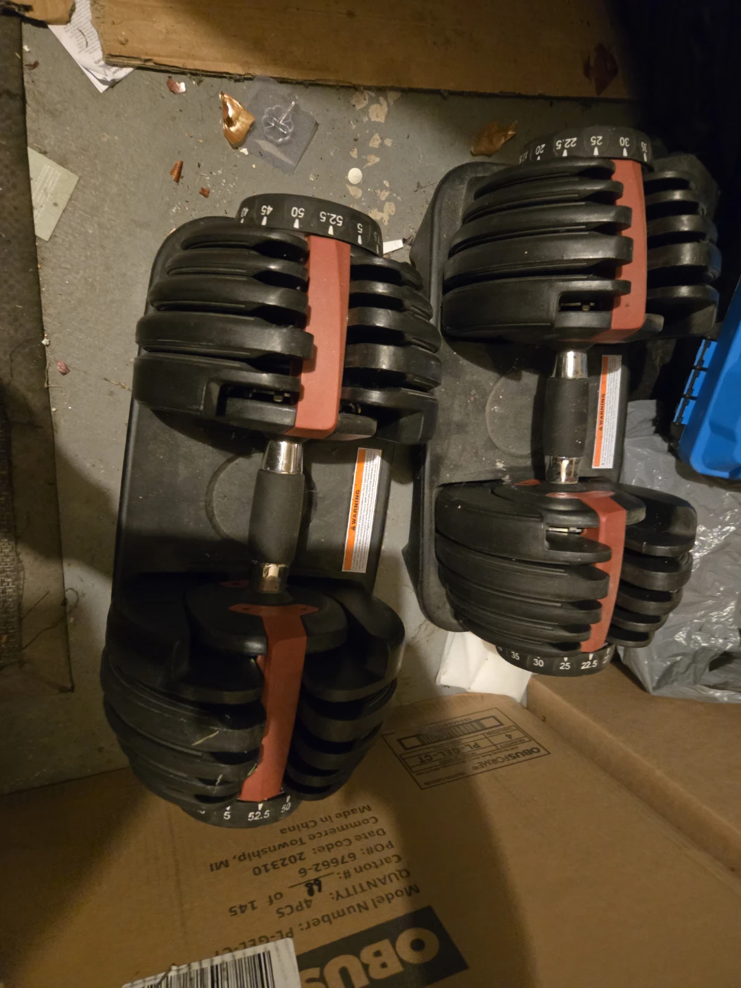Adjustable Dumbbells-Move out sale