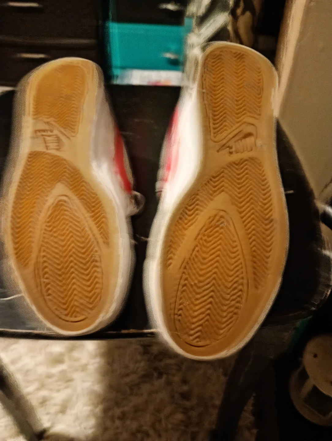 Nike Court Royale 2 Low Sneakers White Red Size 8 - photo 3