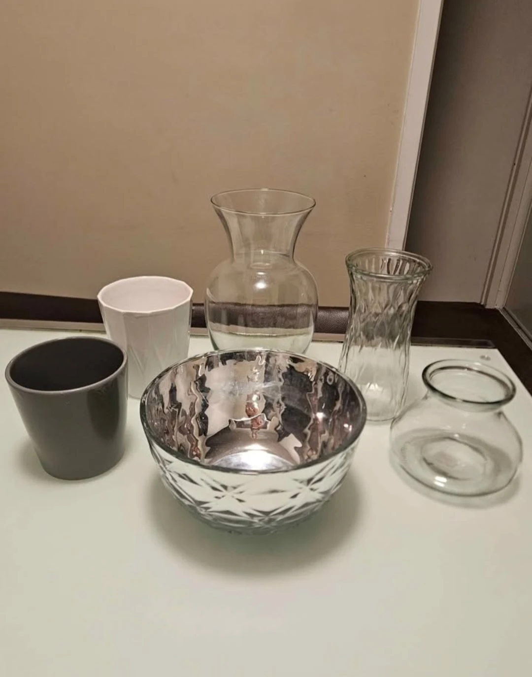 MOVING SALE!- Assorted Glass Vases and planters