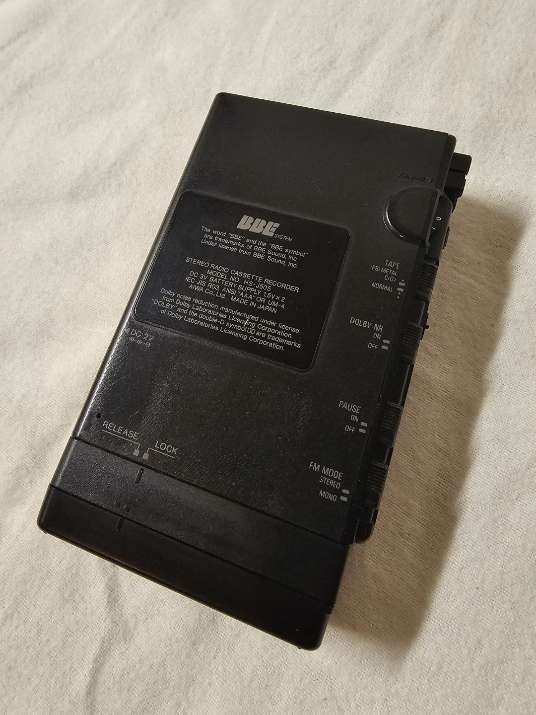 Aiwa HS-J505 Stereo Radio Cassette Recorder - photo 4