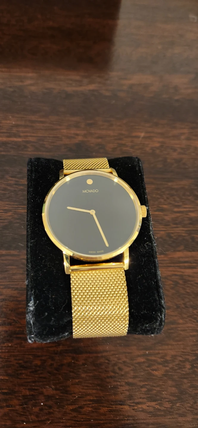 Movado Gold Mesh Watch - photo 3