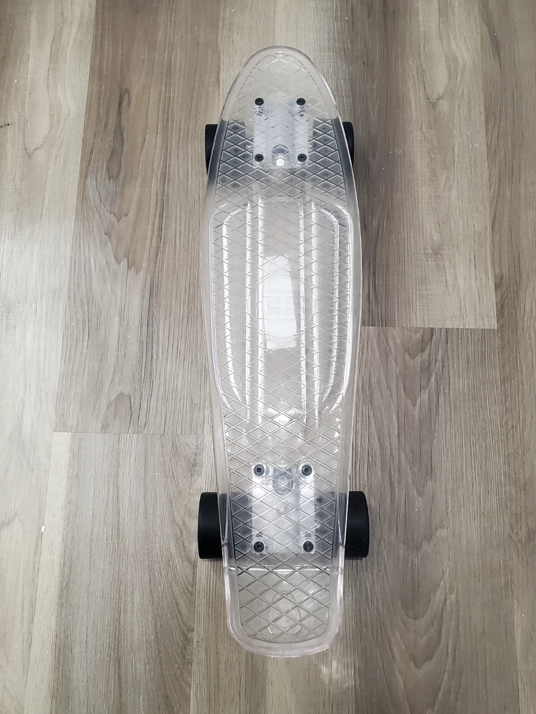 Clear EightBit Skateboard