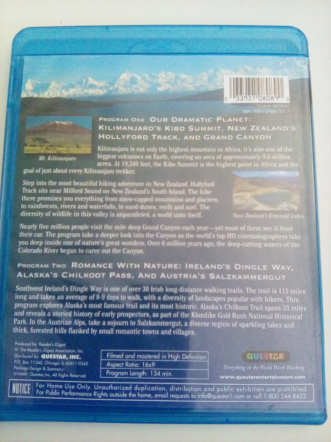 Reader's Digest Scenic Walks Around the World Blu-ray Disc - photo 2