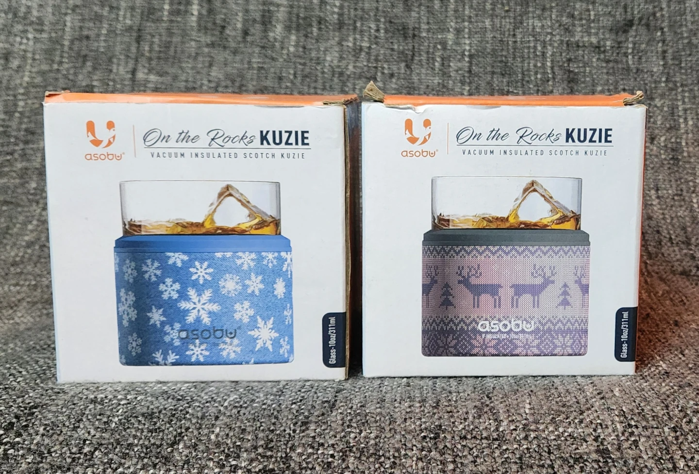Asobu Vacuum Insulated Scotch Kuzie - Set of 2