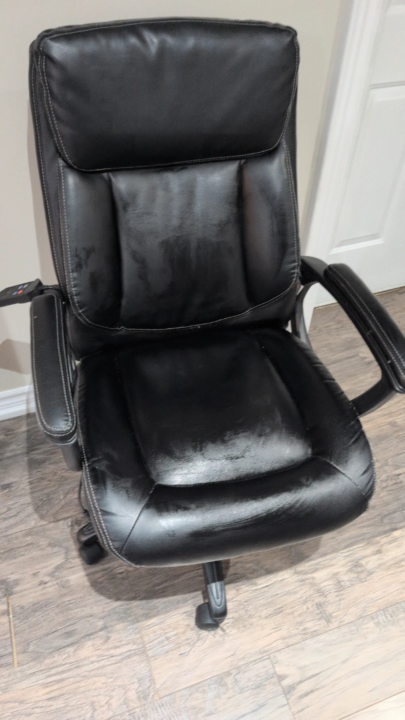 Black Leather Executive Office Chair