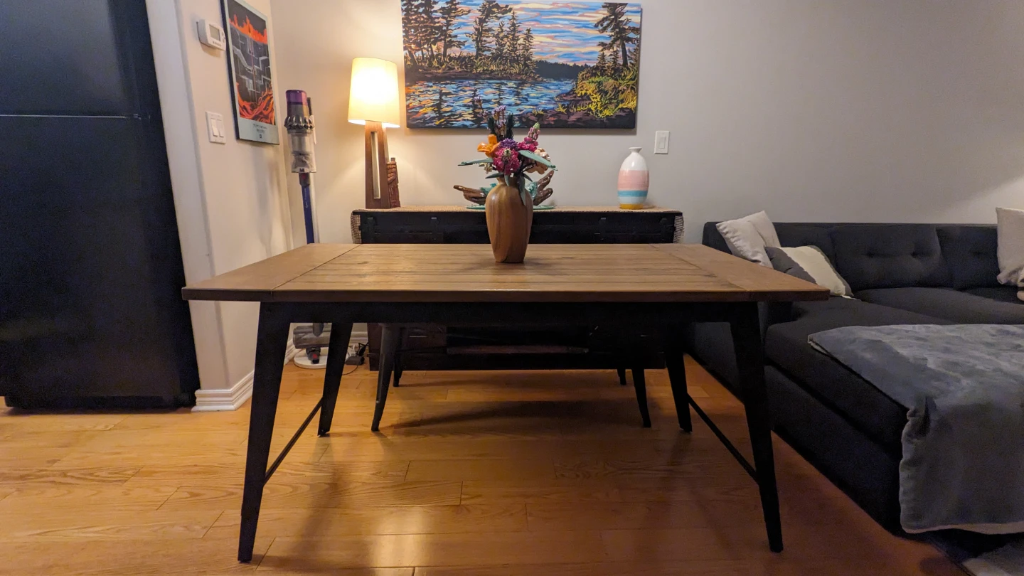 Dining Table with Bench and 2 Chairs