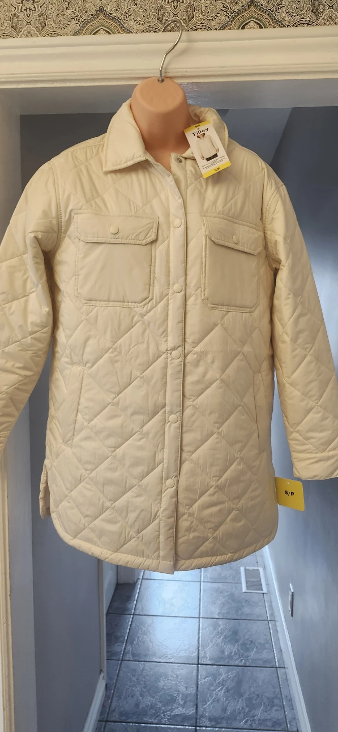 Tilley Quilted Shirt Jacket - Size S/P - New with Tags