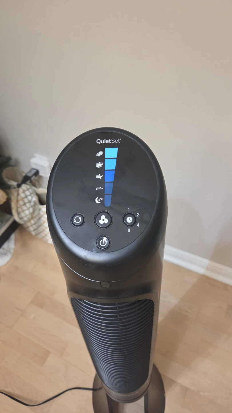 Honeywell QuietSet Tower Fan - Black - photo 2