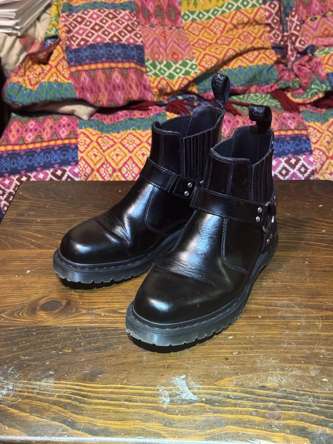 Dr. Martens Black Leather Chelsea Boots US 11M