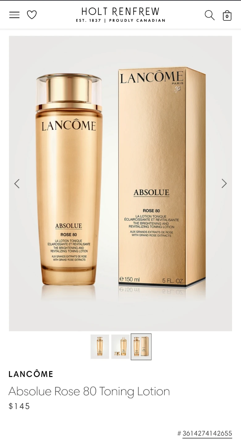 Lancôme Absolue Rose 80 Toning Lotion - 150ml