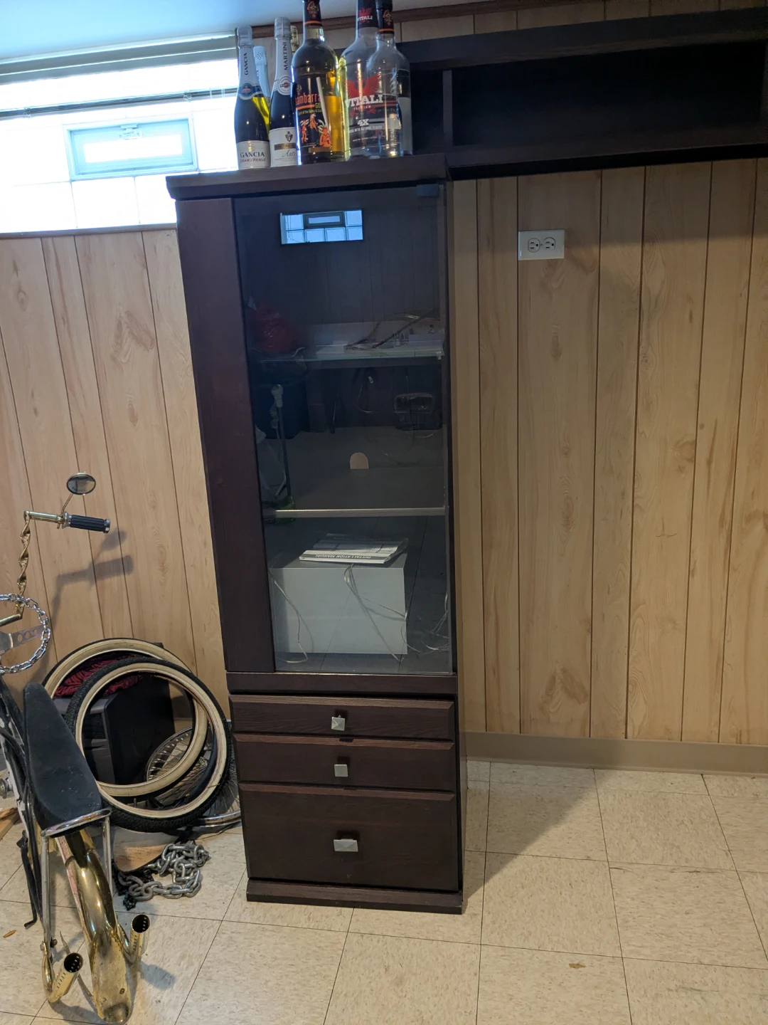 Custom Built-In Entertainment / Storage Unit with Upper Shelf - photo 3