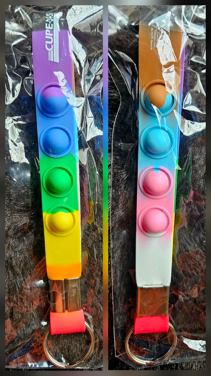 New Colorful Pop It Keychain ✨️🧡 #freecycle