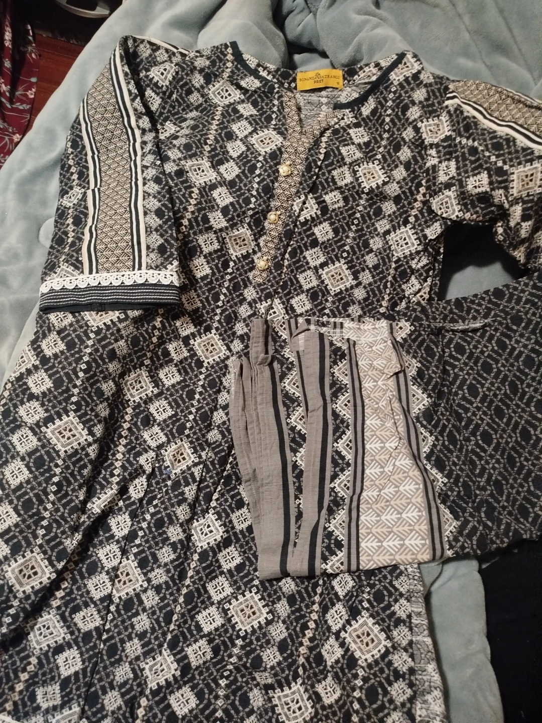 Bonanza Satrangi Pret Dress - Size 10