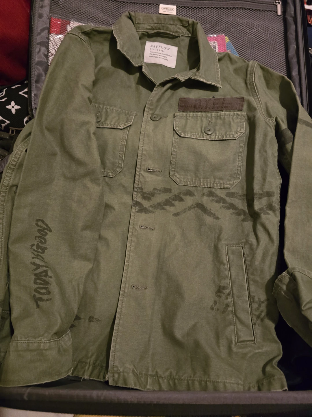 Bayflow Olive Green Jacket Vintage