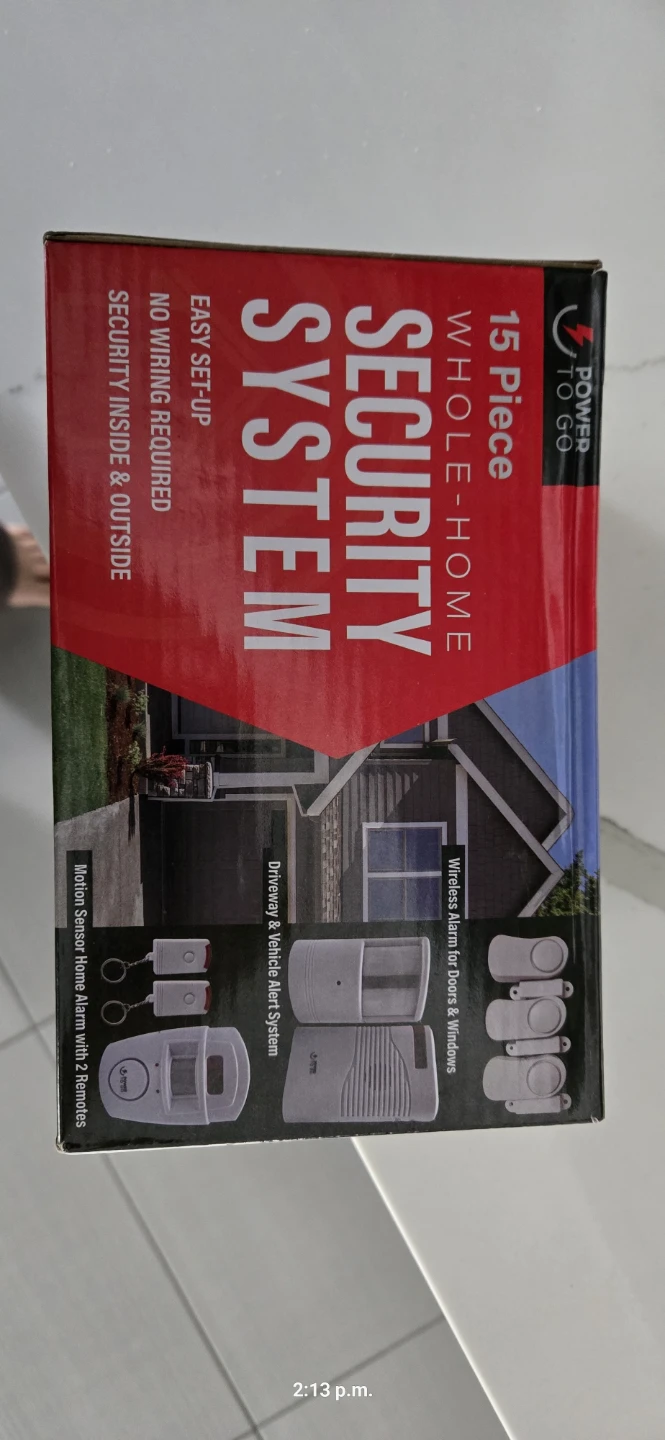 Power To Go 15-Piece Whole-Home Security System