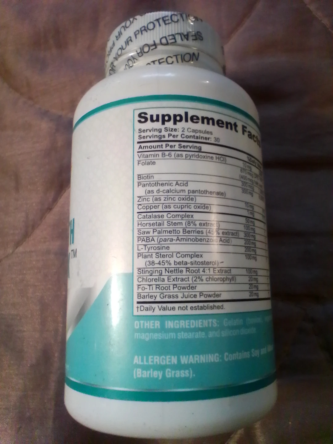 Miracle Herbs Hair Strength Complex - 60 Capsules - photo 2
