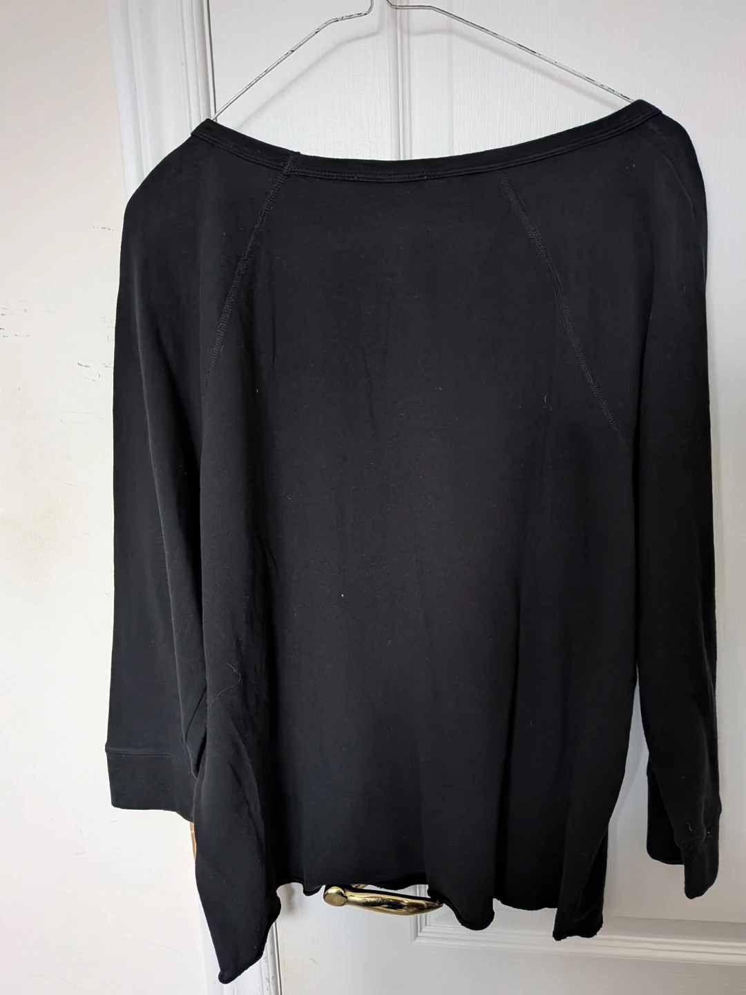Community Black Long Sleeve Top - Size L - photo 2