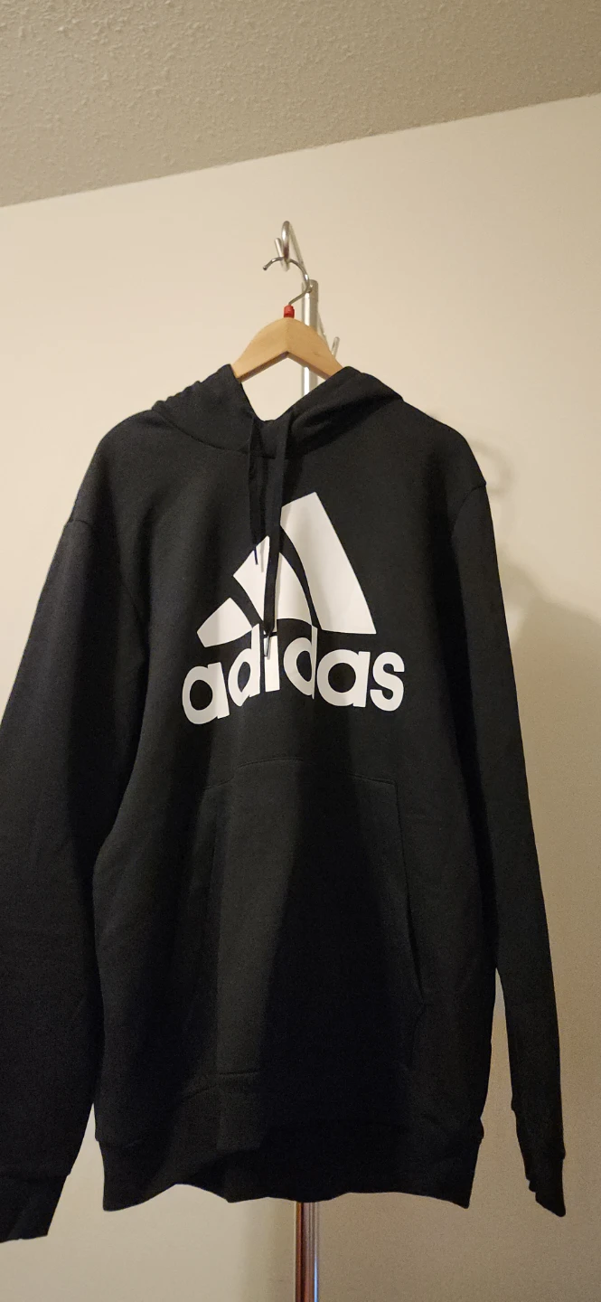(NEW) Adidas Black Hoodie - XL