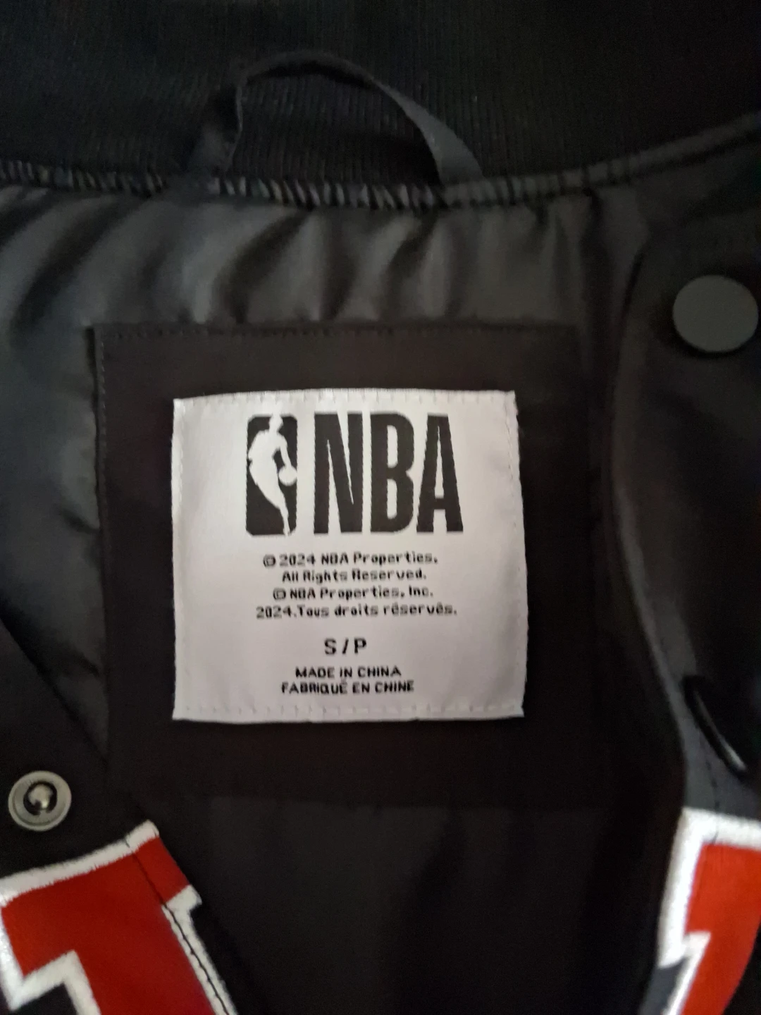 NBA Chicago Bulls Bomber Jacket - Size S - photo 5