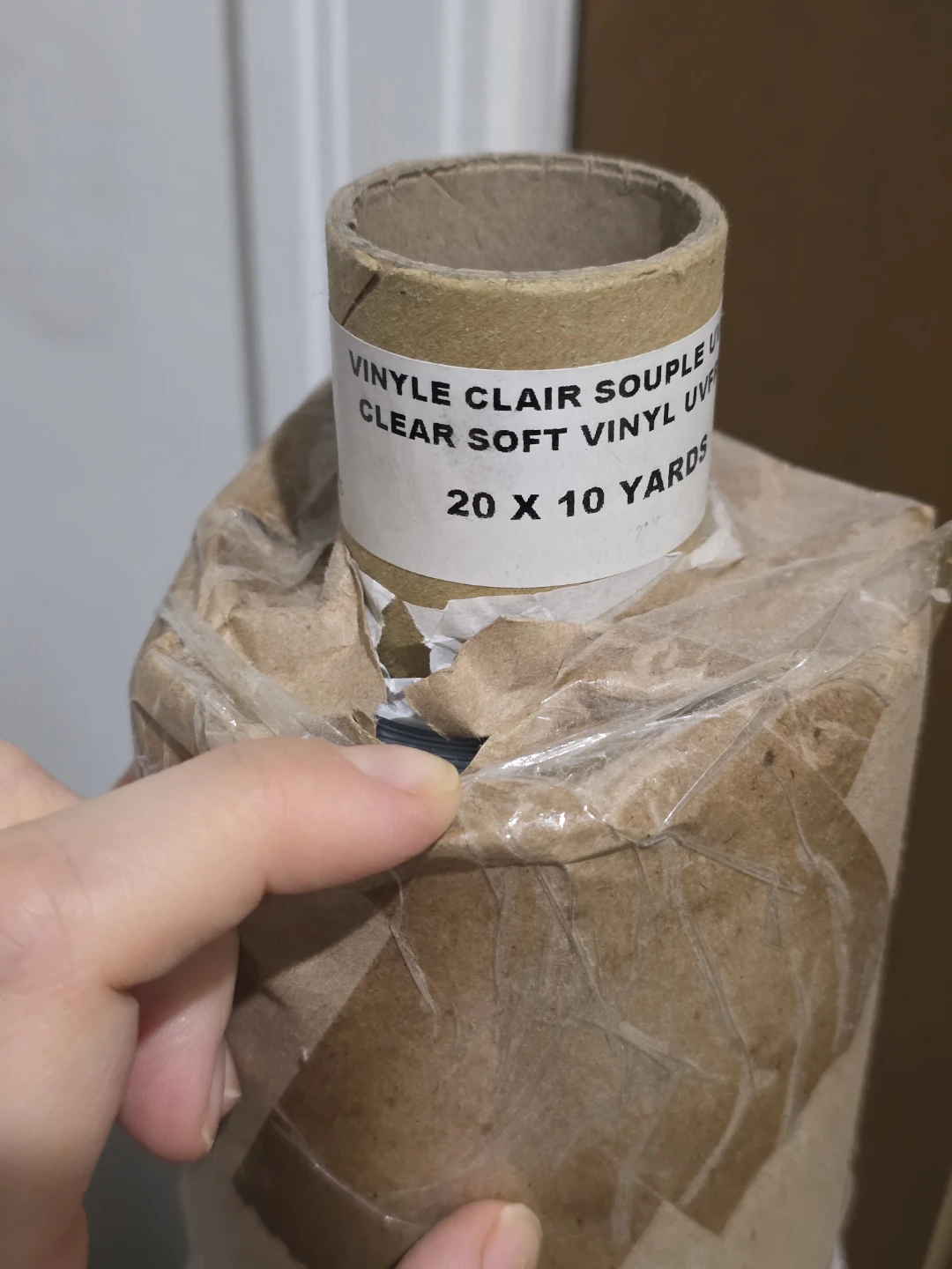 Clear Soft Vinyl - 20 x 10 Yards 54" - photo 3