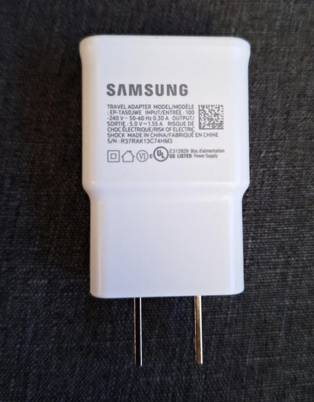 Samsung Travel Adapter - Model EP-TA50JWE