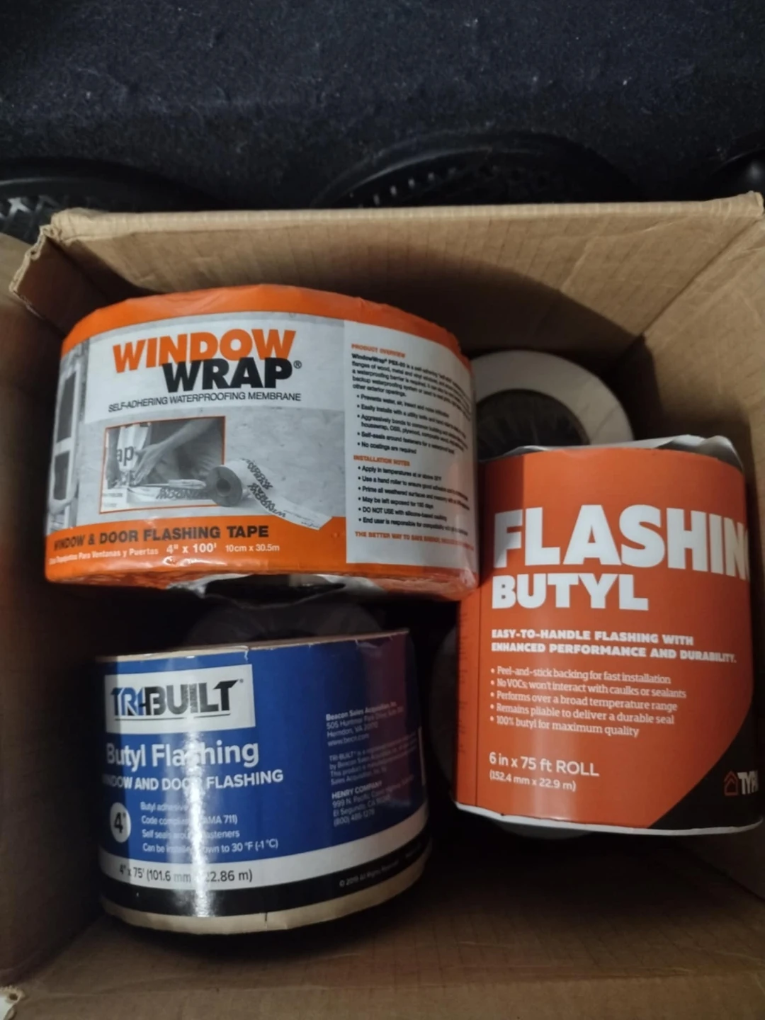 Window Wrap & TRUBUILT Butyl Flashing Tape