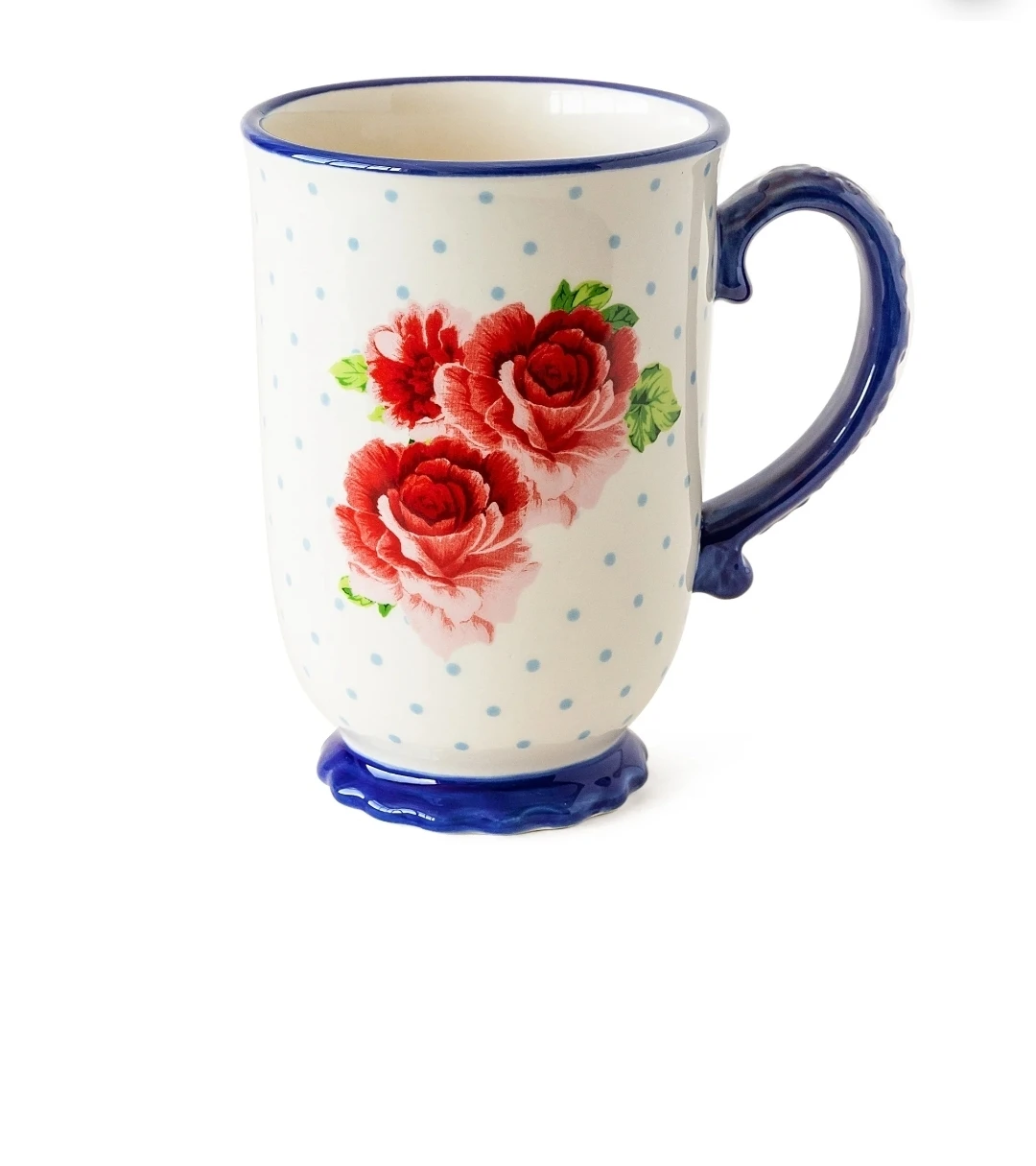 The Pioneer Woman Rose Shadow Mugs (Set of 4) - photo 2